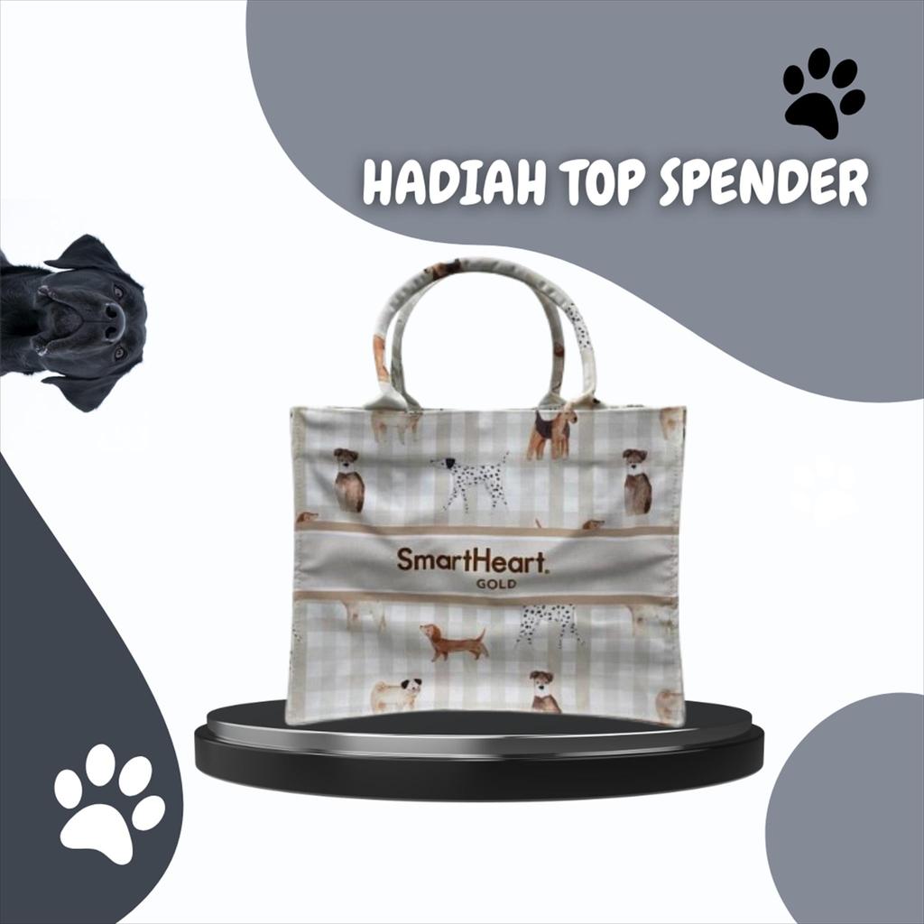 Hadiah - Top Spender Tas Belanja Putih SmartHeart