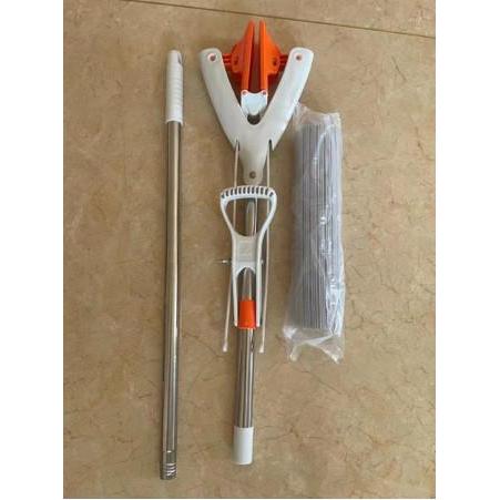 Pel lantai karet Tarik Praktis / mop / pel otomatis - Putih