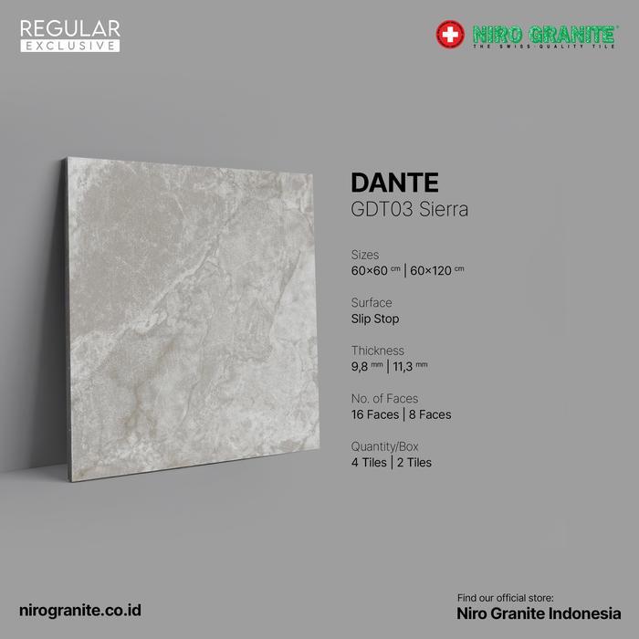NIRO GRANITE 1st Grade - Dante GDT03 - Slip Stop - 60 x 60