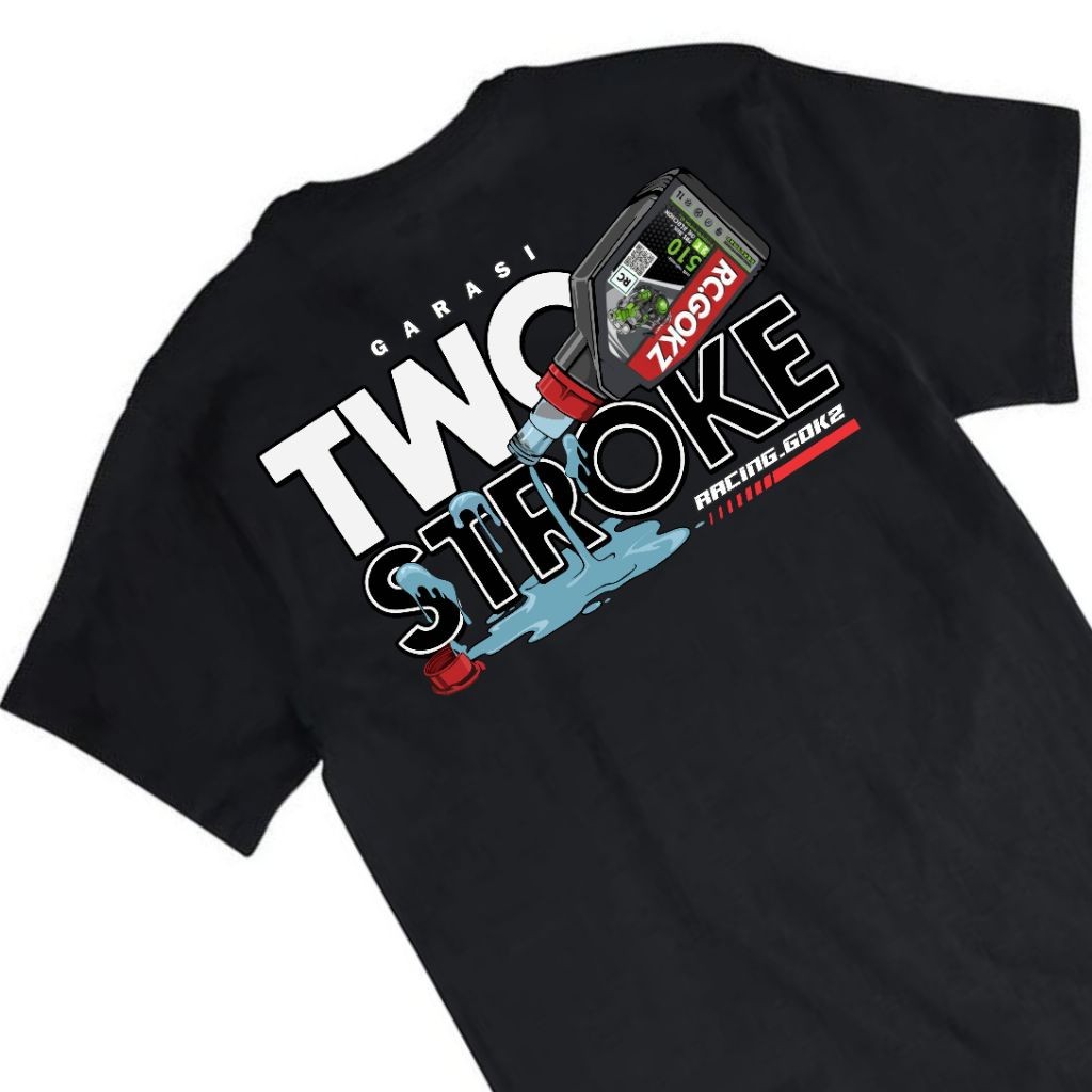 kaos two stroke | kaos 2 stroke | Baju Distro Two Stroke Kekinian | Distro Original | Atasan Pria Wa