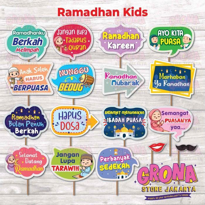 Photobooth Ramadhan kids / Props Ramadhan / Acc Photobooth Terlaris