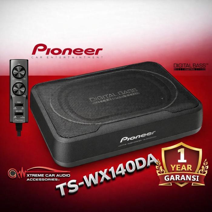 Pioneer TS-WX 140DA Subwoofer Aktif Bawah Kolong jok bangku TS-WX140DA