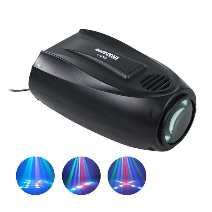 Lampu Sorot LED RGB 10W Spotlight Panggung Sound Activated Disco Light Party Light DJ Stage Light Wa