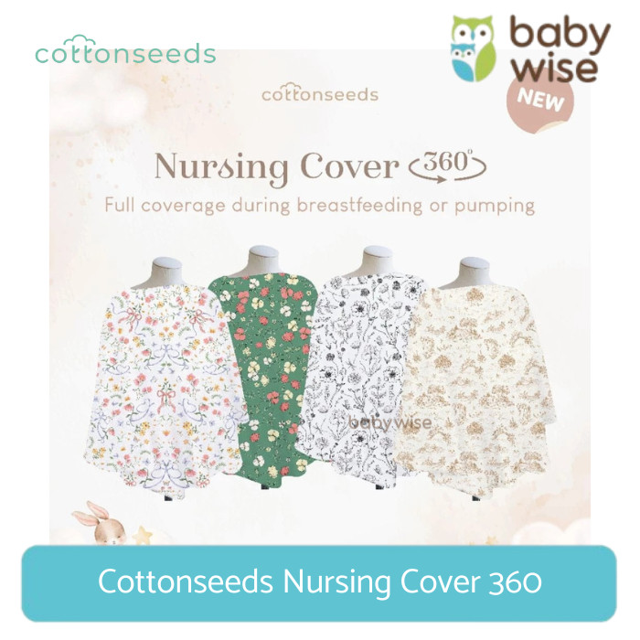 Cottonseeds Nursing Cover I Cottonseeds Nursing Cover 360 - Apron Menyusui