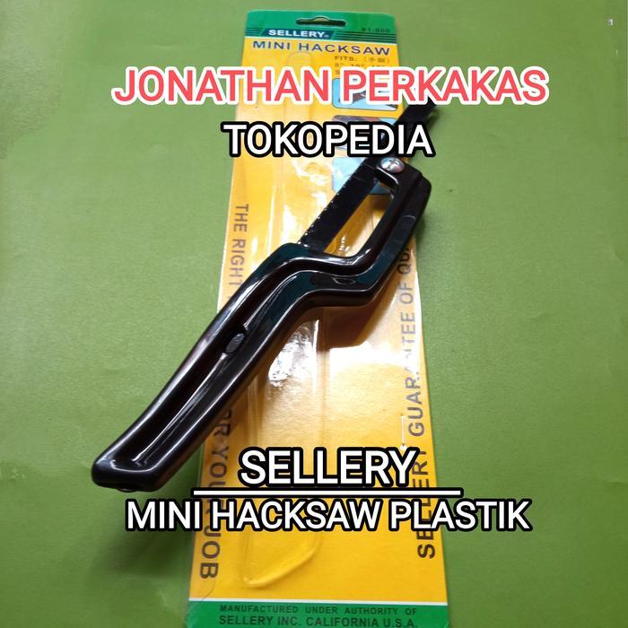 mini hacksaw sellery/handle gergaji besi/gagang gergaji besi sellery