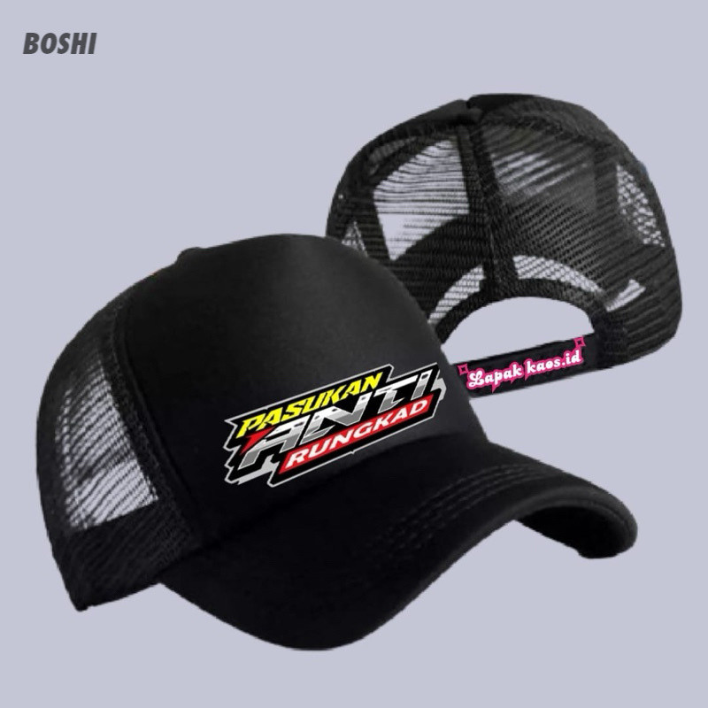 PASUKAN ANTI RUNGKAD - Topi Trucker Jaring Baseball Pria Wanita Dewasa