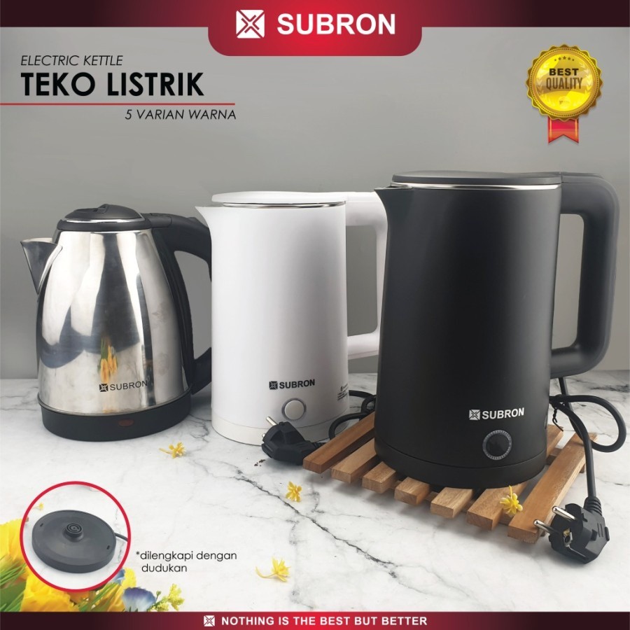 (Bersama Elektrik) Teko Termos Listrik Pemanas Air - SUBRON