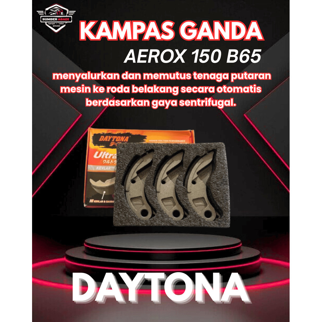 Daytona Kampas Ganda Aerox 155 B65
