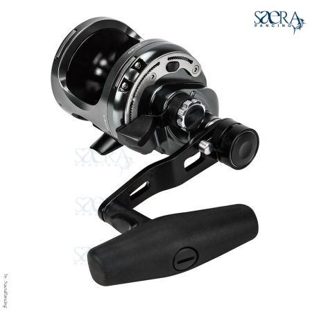 Saera Pancing Reel Overhead Okuma Alijos AJ-5NII 2 Speed Lever Drag Reel Handle Kanan