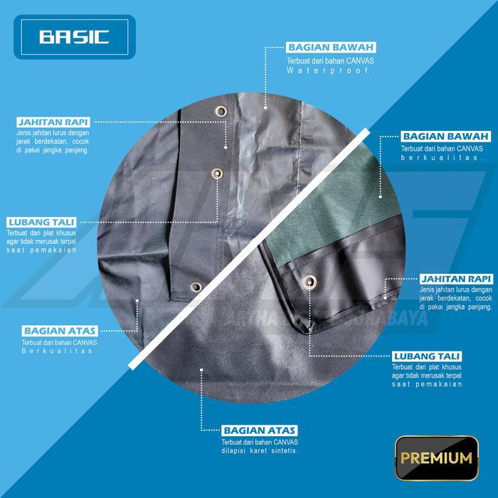 Cover Terpal Tutup Bak Mobil Pickup New Carry FD Flat Deck WD Wide Deck Carry Extra Ekstra - Basic T