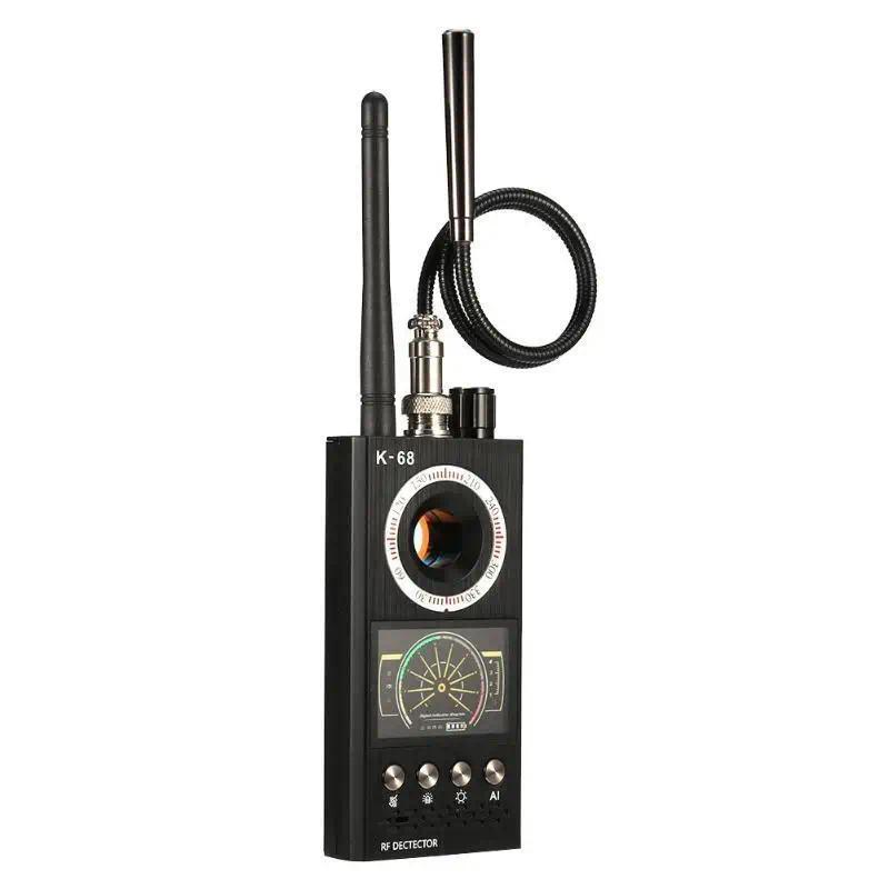 K68 Signal Screening Detector Equipment AntiSpy Detector Camera Pinhole Lens Scanner GSM Device GPS 