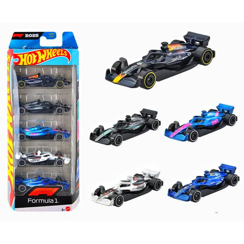 Hot Wheels 5-Pack F1 Formula 1 JNL11