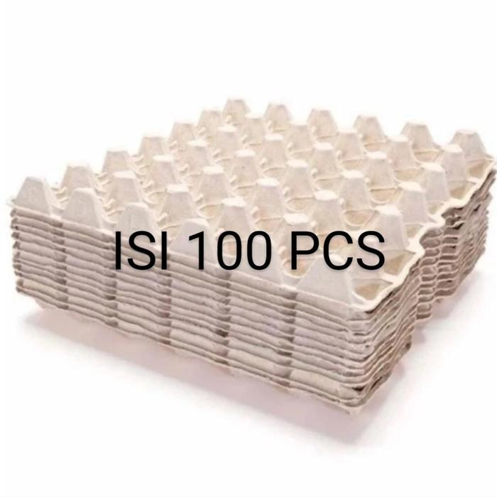 Tray Telur Kertas /Eggtray / Tempat Telur Karton. isi 100 pcs