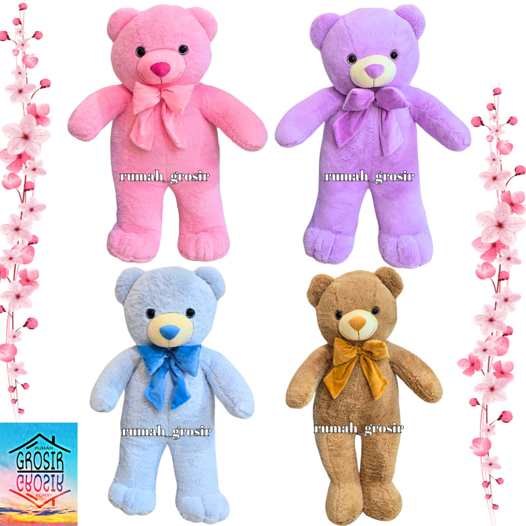 Boneka Teddy Bear Jumbo Beruang Jumbo Pita Teddy Bear