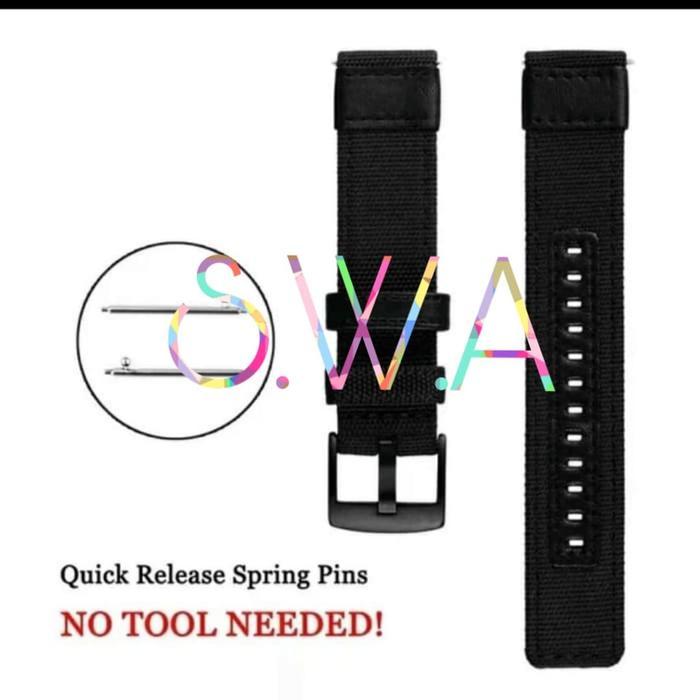 Tali Jam Tangan Strap Samsung Galaxy Watch Active SM R500 40mm Tali - Hitam