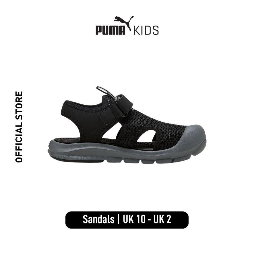 PUMA Fun Racer Sandal Ps 40157501 - Sandal Anak  (Hitam)