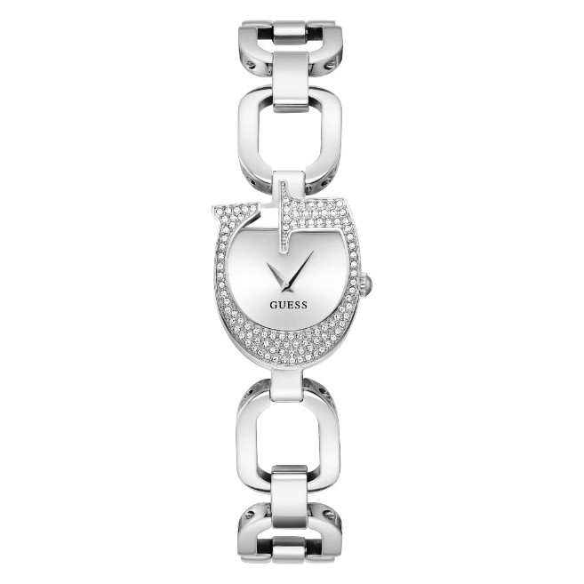 GUESS-GIA GUESS Ladies Silver Tone Analog Watch