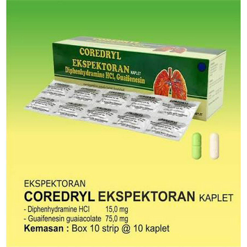COREDRYL EKSPEKTORAN 1 AMPLOP @ 1 STRIP @ 10 KAPLET
