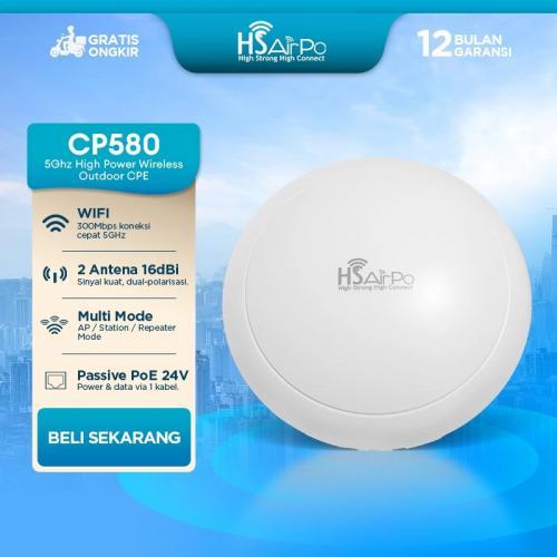 HS AIRPO CP580 300MBPS ATHEROS AR9433 OUTDOOR 5.8Ghz