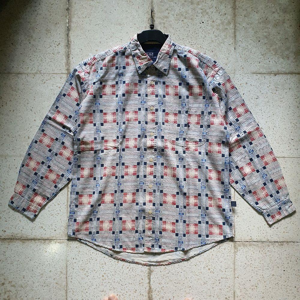 AD kemeja lengan panjang polo by ralph lauren pria cowok preloved second bekas Baju Katun Kerah Kanc