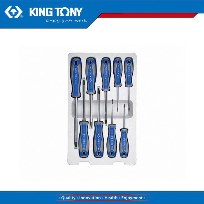 KING TONY 30319PR Obeng Bintang 9pcs Standard Screwdriver Set