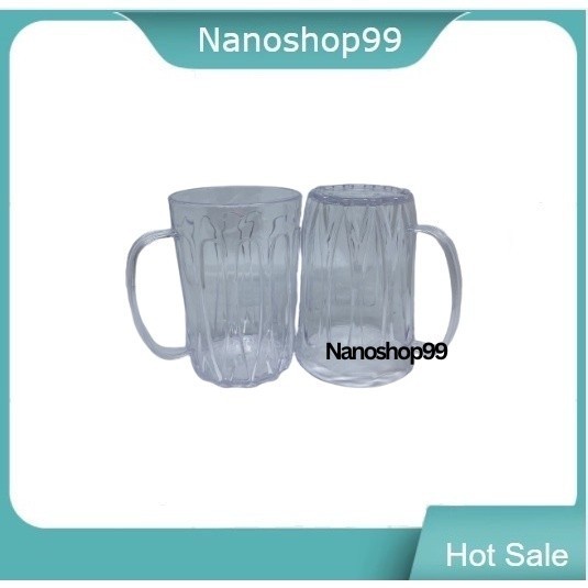 Mug Honey  / Gelas Plastik Bening / Gelas Akrilik / Mug Plastik / NANOSHOP99
