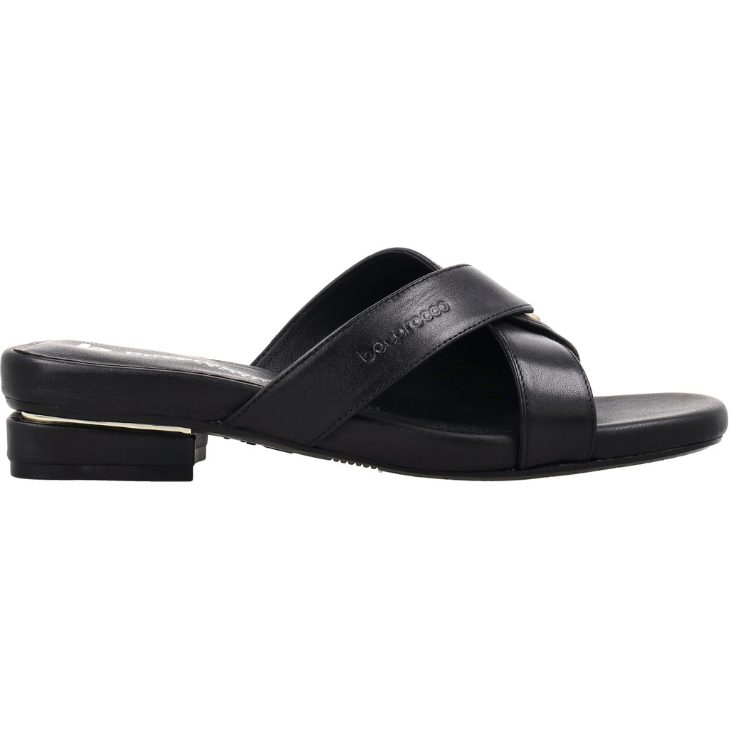 Bocorocco D.Sienna 13 Nero - Sandal Slop Kulit Wanita