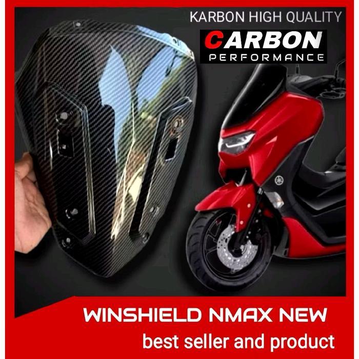 WINSHIELD NMAX NEW CARBON DASI N MAX NEW CARBON /  Dasi nmax new carbon Cover winshield nmax new car