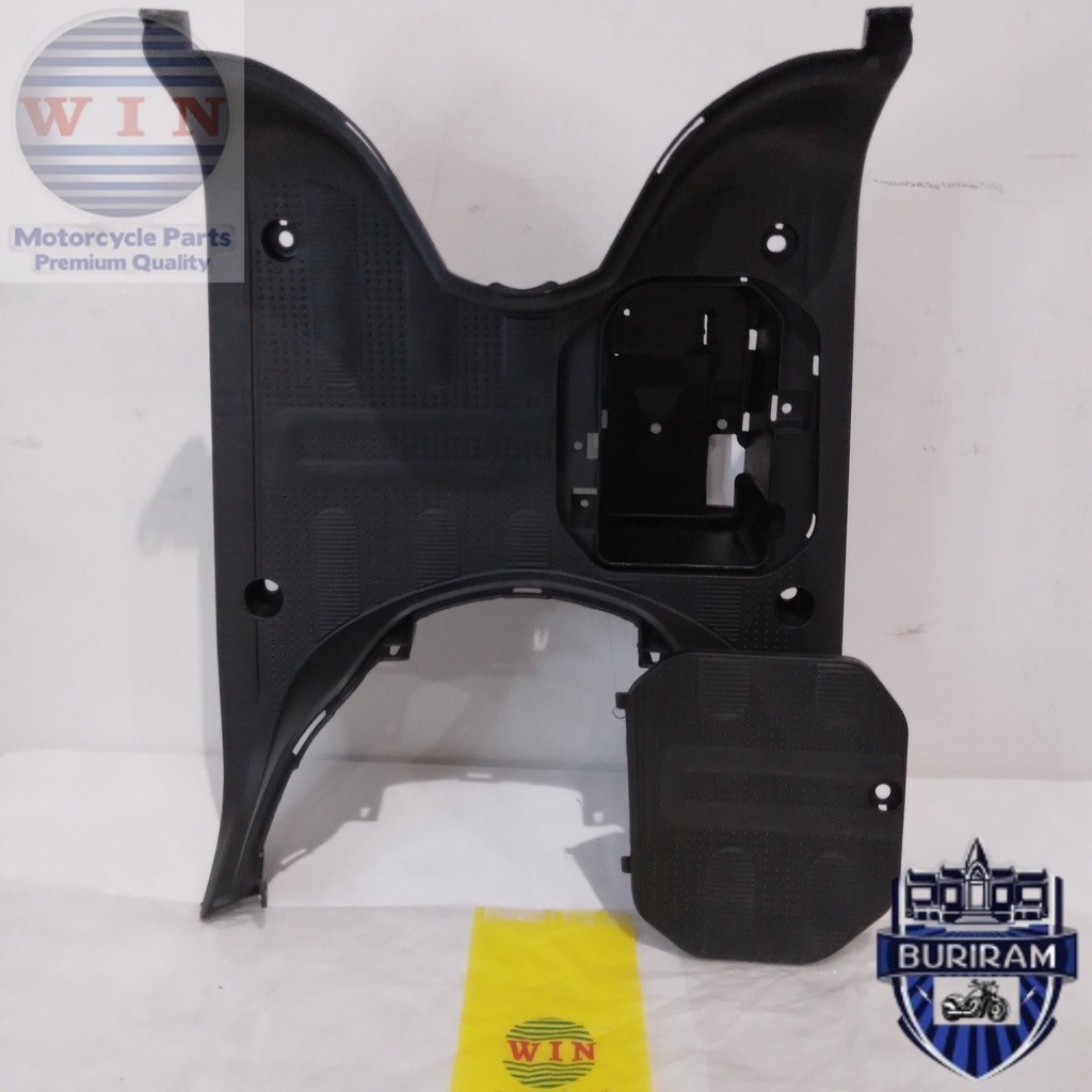 Pijakan Kaki + Tutup Aki Scoopy 110 FI 2017 2018 2019 2020 | footrest atas WIN | bordes injakan moto