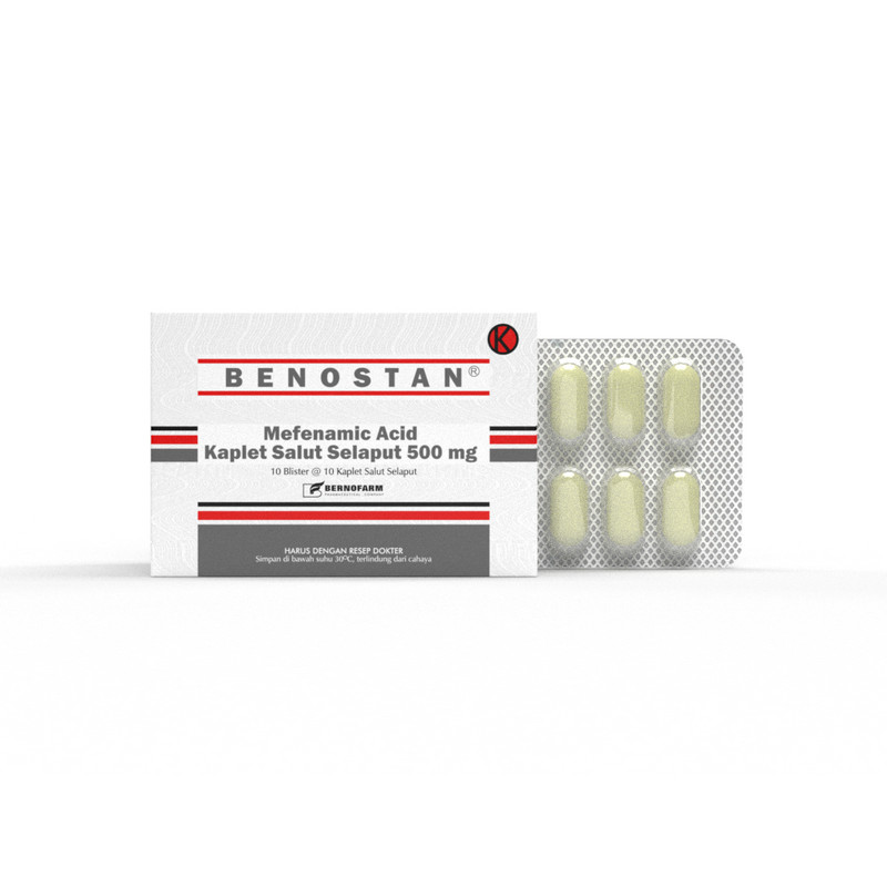 BENOSTAN 500 MG 1 STRIP @ 10 KAPLET