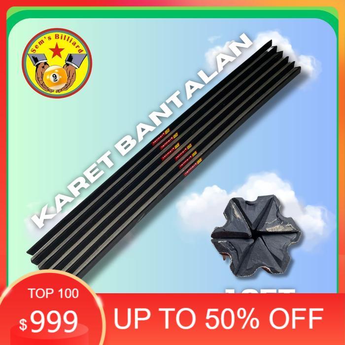 Karet ban meja billiard 9 ft premier - rubber billiard premium