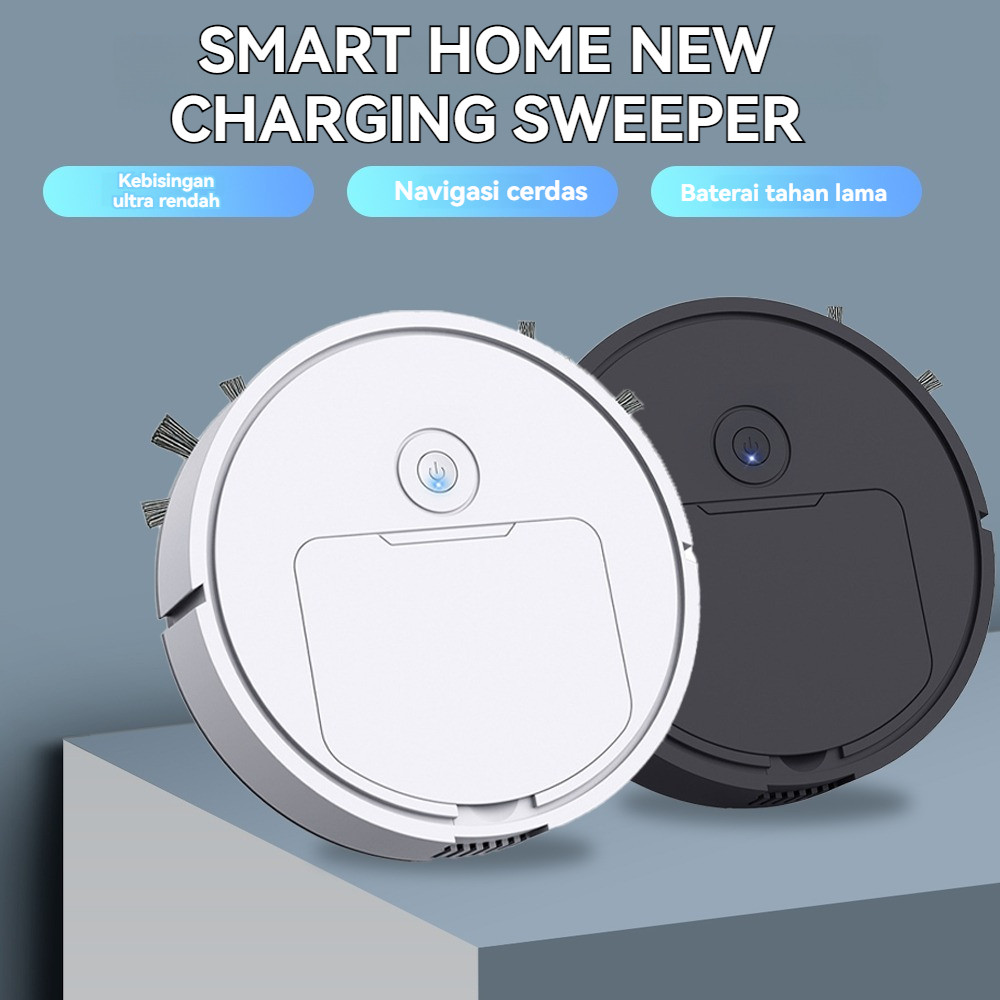 ROBOT VACUUM DEBU PEL PEMBERSIH SAPU PEL SMART DEBU LANTAI LANTAI 3 IN 1 ROBOT