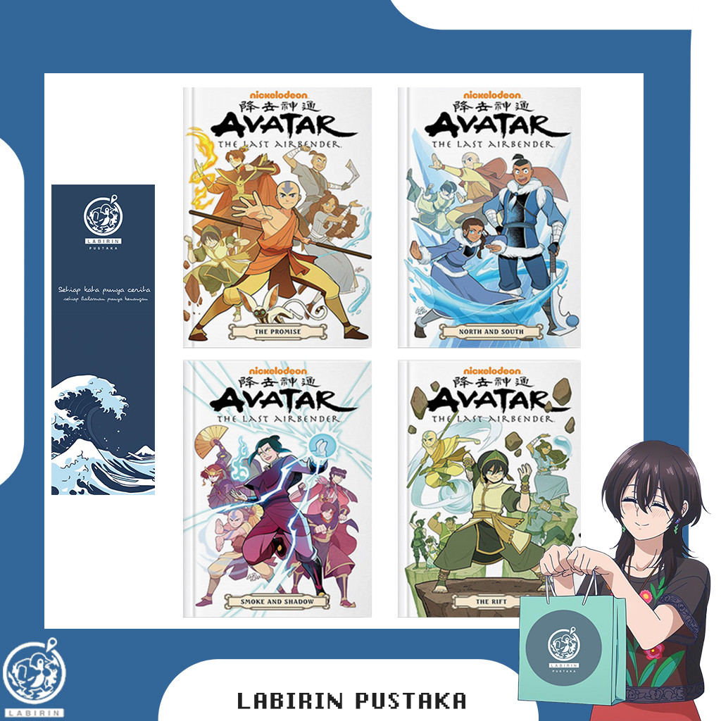 Komik Avatar : The Last Airbender By Bryan Konietzko (English Version) -LABIRINPUSTAKA_