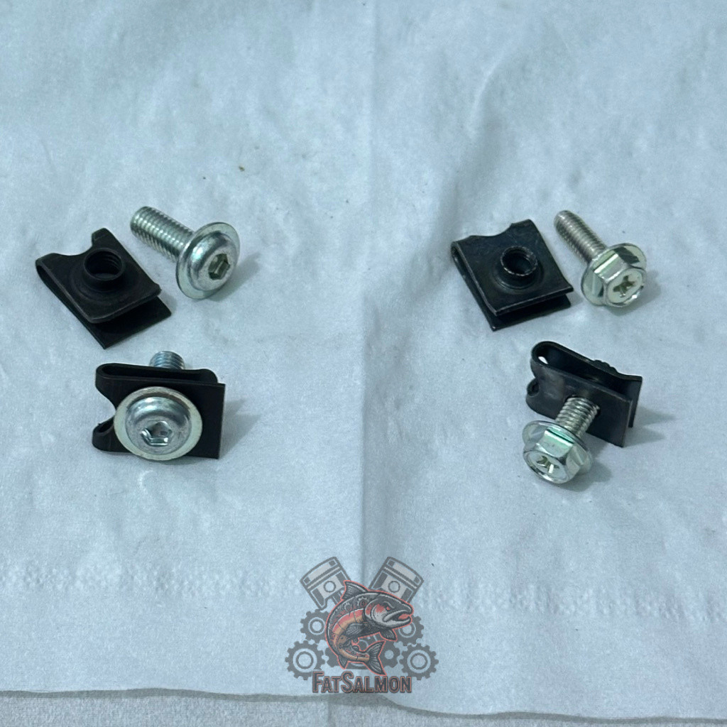 BAUT CLIP KLIP M6 BAUT 10 KUNCI L ddan M5 BAUT 8 FLANGE TOPI DABEL KUNCI ORIGINALTERLARIS