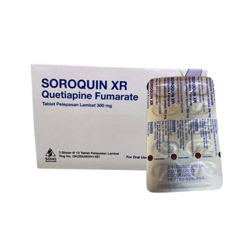 SOROQUIN XR 300 MG 1 BLISTER @ 10 TABLET PELEPASAN LAMBAT