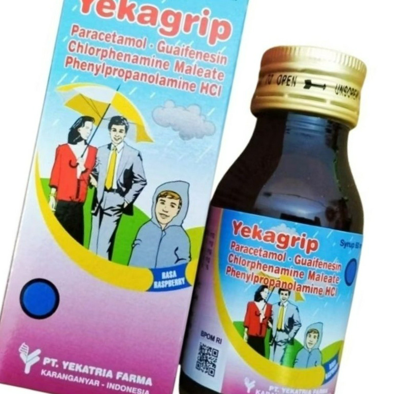 YEKAGRIP SIRUP 1 BOTOL @ 60 ML