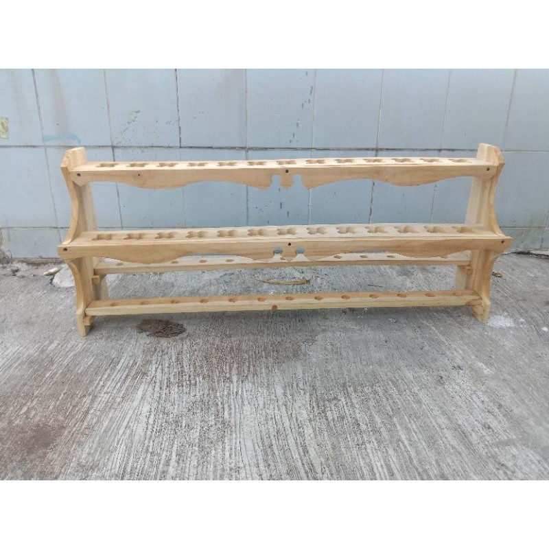 jagrag keris isi 26 panjang 1 meter bahan kayu jati -Elokseni-