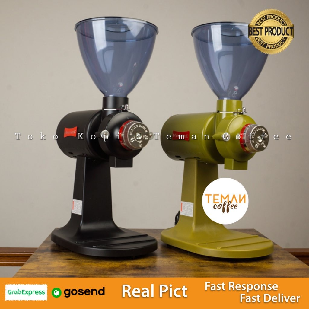 ReadyCoffee Grinder Muranee-FE500C HEAVY DUTY Kapasitas Besar - Black