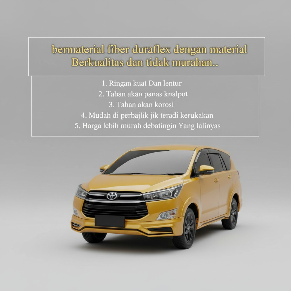 Bodykit kijang Innova trd 2016-2020 BODY KIT INNOVA REBORN TRD
