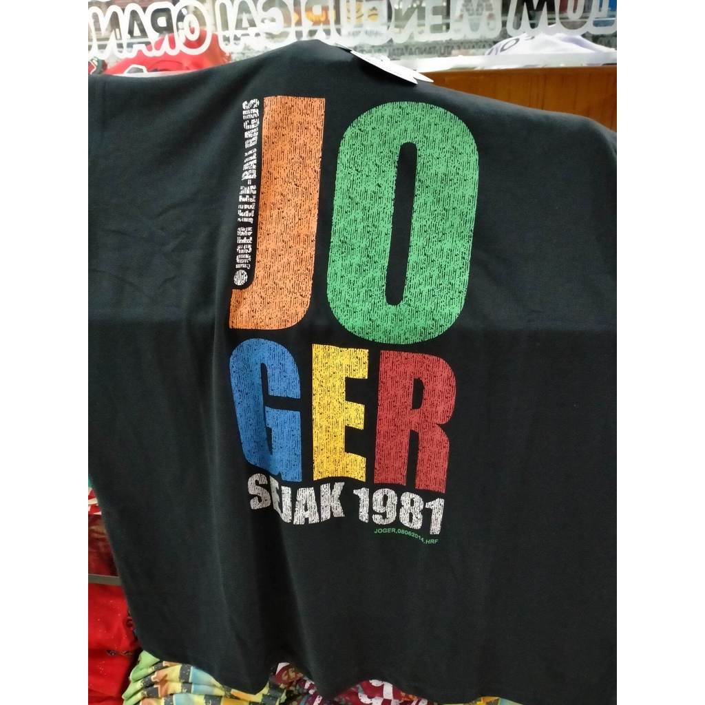 Kaos Joger Bali Hitam KAOS