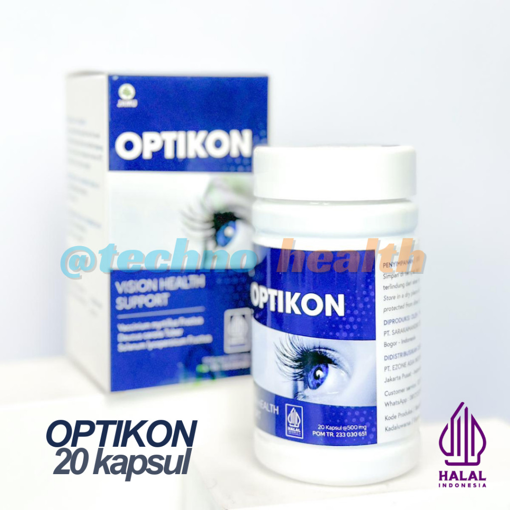 (TERMURAH) TEKNOHEALTH Optikon Herbal Mata Original 20 Kapsul