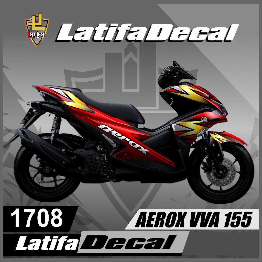 Decal Racing AEROX VVA 155 new , decal fullbody AEROX, AEROX FULLBODY