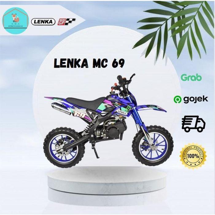 Motor Bensin Mini Anak Trail Lenka MC 69 Mainan Motor Cross