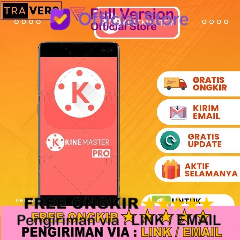 Kinemaster Pro Premium Lifetime Aktif Selamanya | Aplikasi Android