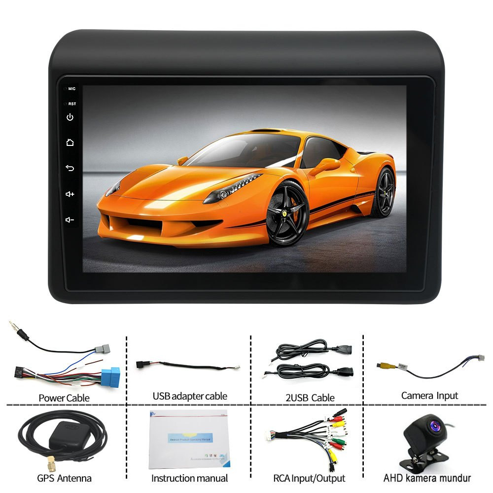 Android Head Unit Suzuki Ertiga / XL7 2018–2023 10 Inch IPS Android 14 6GB 64GB PNP Frame Lengkap