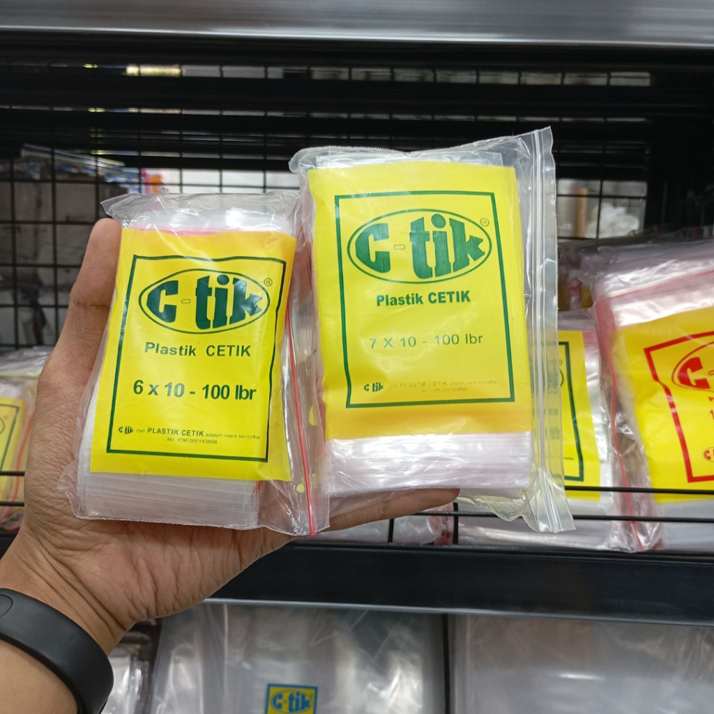 PLASTIK KLIP C-TIK UKURAN 12 X 20 CM UNTUK SEHARI HARI