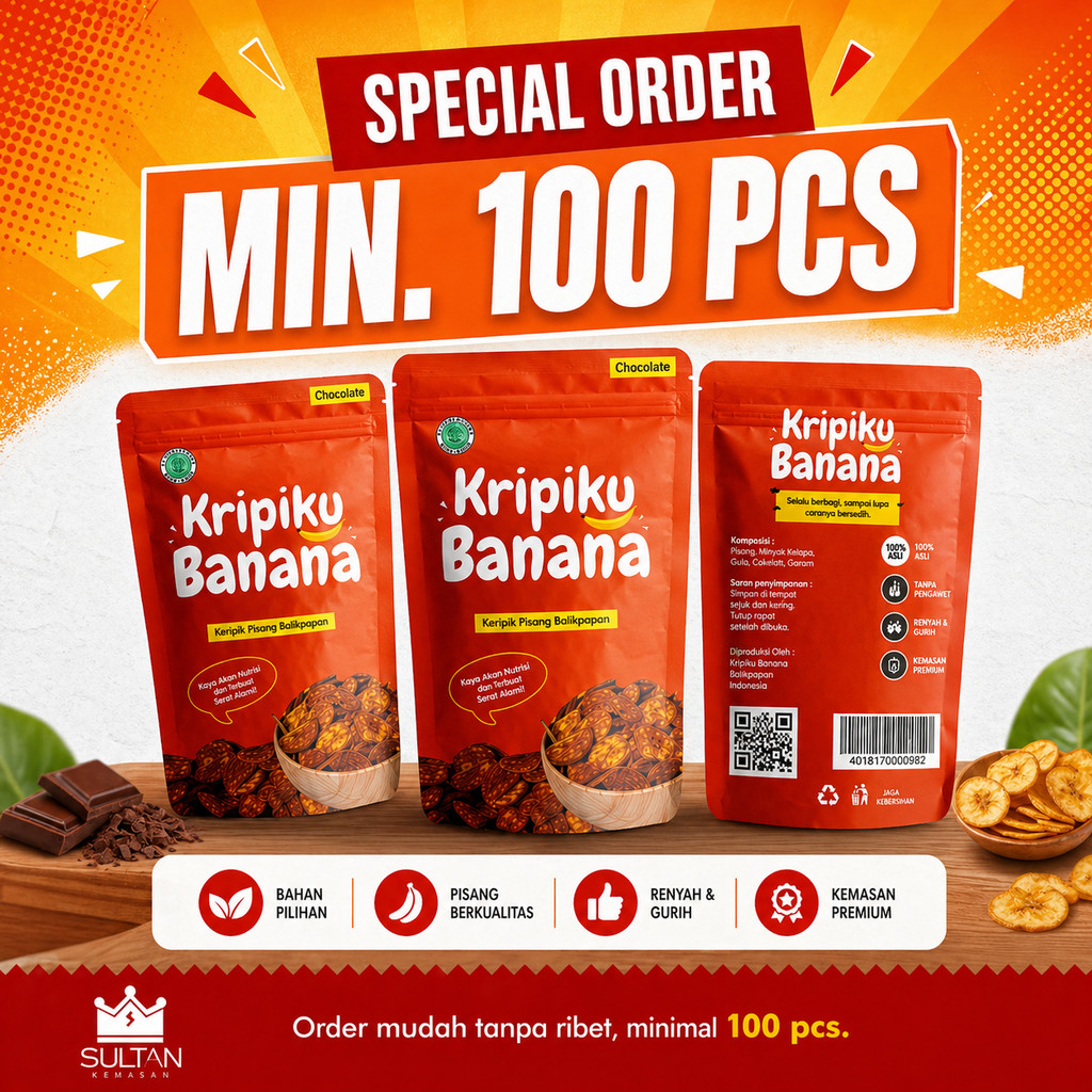 Sultan Kemasan - Cetak Kemasan Standing Pouch Custom (Minimal Order 100 Pcs)