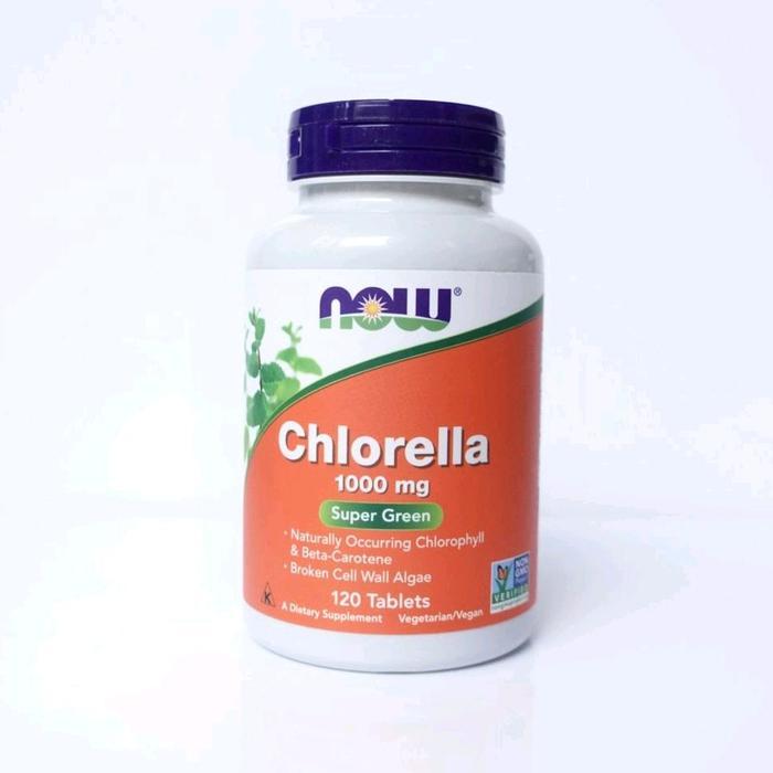 Now Chlorella 1000mg 120 Tablets