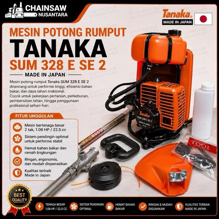 Mesin Potong Rumput Tanaka Sum II Made in Japan - Brush Cutter Tanaka Komplit Original garansi