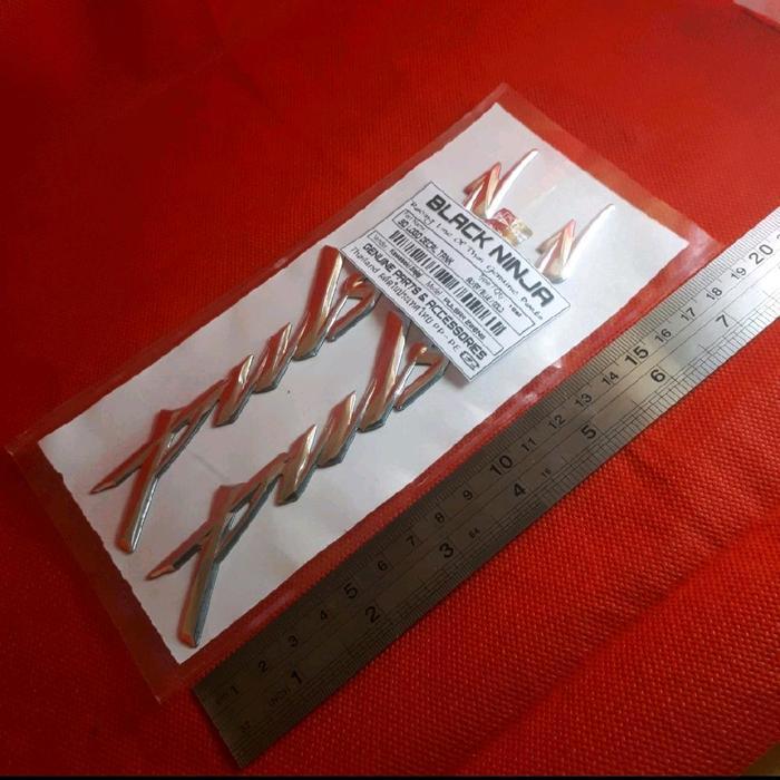 PROMO New STICKER EMBLEM LOGO TANGKI PULSAR - SILVER PERAK
